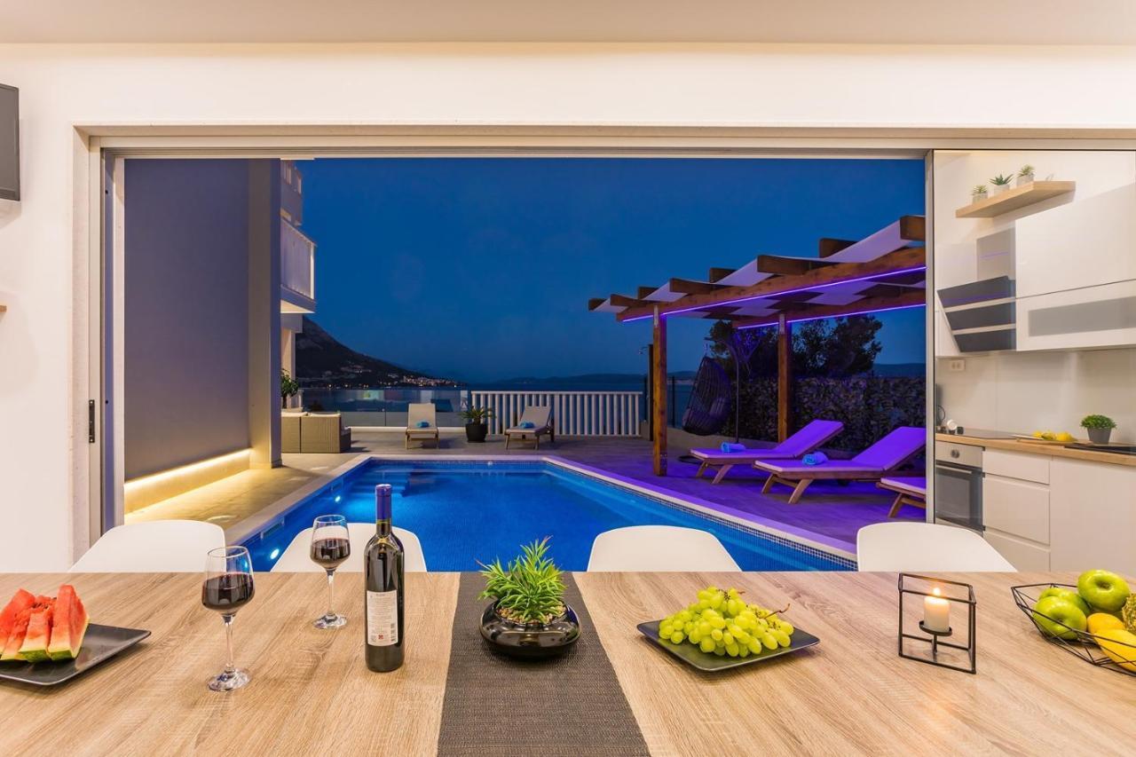 Villa Matan - Only 200M From The Sandy Beaches, Private 28M2 Pool Omis Ngoại thất bức ảnh